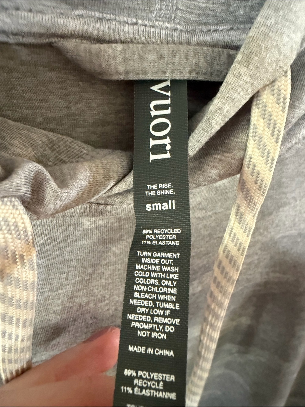 Vuori | Like New Halo Essential Pale Heather Camo Hoodie - Picture 7 of 9